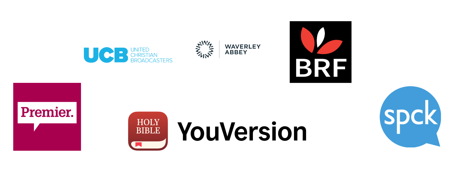 As featured by UCB, Waverley Abbey, BRF, Premier, YouVersion and SPCK